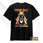 쿠니굿즈 Good day for bowling 라운드 볼링 티셔츠 클럽티 : 쿠니굿즈