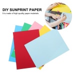 태양색지인쇄사 | 24pcs Cyanotype 인쇄 용지 Diy 공예 재료 만들기 캠핑 생일 여름 겨울을위한 경량 태양 드로잉 : 에스디원몰-SD