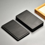 미르문방 | 초보자를 위한 돌로 덮인 잉크 서예 직사각형 벼루 그녀 실용적인 문방사우 연적 3인치 반소면 커버 : ㅇ모두상점ㅇ