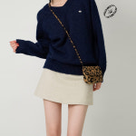코튼클로젯 여성용 겨울 피치기모 H스판 모직 미니 스커트 2color : Cotton closet