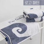 피에르가르뎅포항죽도 | 피에르가르뎅 그래픽 패턴 선염 뱀부타올 200g 뱀부얀 죽사 대나무 소재 고중량 페이스타올 : 대하상사
