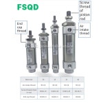 CDM2B25-25 50 70 75 100 150 175 200 250 300 Z A FSQD 에어 실린더 표준형 더블 액팅 싱글 로드 CM2 CDM2B 시리즈 : 엔툴컴퍼니
