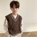 KIDS&JUNIOR NRK 스쿨룩조끼(XS-4XL) 25겨울 아기 유아동 키즈 주니어 : 아이뿌네