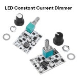 목성이엔지 | DC5-24V LED 정전류 조광 드라이버 모듈 노브 전위차계 조정 DC 고전력 조명 테이블 램프 1.2A : 무궁화상사