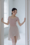 미디 우윳빛톤 Minuet 랩스커트 스트레치 리본 스커트 성인 발레복 발레 : 루시앨리스