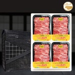 ㈜초정한우 | 1+한우 암소 찜갈비 선물세트 소갈비찜 부모님선물 800g x4팩 : 초정한우