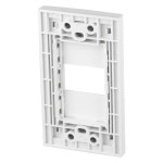 미국 표준 원 갱 벽 패널 페이스 플레이트 120x70mm 삽입 1 슬롯 소켓 모듈 페이스 커버 흰색 : 체리마켓1