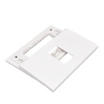 미국 표준 원 갱 벽 패널 페이스 플레이트 120x70mm 삽입 1 슬롯 소켓 모듈 페이스 커버 흰색 : 체리마켓1