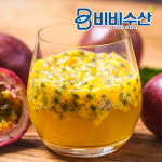 패션후르츠 퓨레 백향과 냉동과일 에이드 : 비비수산