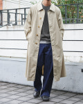 타이프 베이커리(TYPE BAKERY) | (CIOTA) 시오타 Balmacaan Coat (Typewriter Cloth) - beige : 아워위스터프