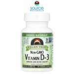 비타민D3 논GMO 50mcg 비건트루 60비건캡슐 소스내추럴스 : 제이뉴트리움