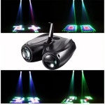 128구 LED RGB 조명 DJ 장비 무대 패턴 효과 자동 사운드 제어 디스코 : 케이유92