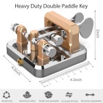 Cw크린원드 | Putikeeg 오토 Morse Keyer Double Oars 아마추어 라디오 사용자를 위한 전신 키 CW : 원드월드샵