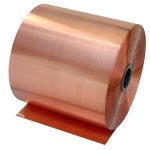 고순도 순수 구리 시트 롤 금속 포일 플레이트 0.1-1mm x 100mm 두께 : 트렌바인
