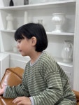 가을 3컬러 롤리 스트라이프 가을 실내복 : 꼬모드제이GGOMODE.J
