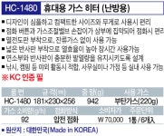 해동 HC-1480 낚시 레저용 휴대용 가스 히터 : 문화낚시