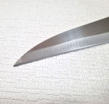 국산 유신 육류용 칼집내는 곡도 칼 정육도 벌집 삼겹살 갈비 의장실용신안등록 : 일등그릇
