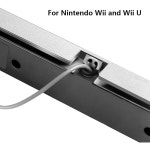 써니스탠드바 | Wii용 센서 바, 닌텐도 Wii 및 U 콘솔용 대체 유선 적외선 클리어 스탠드 포함 : 럭키상점몰