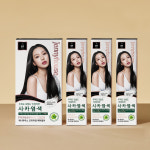 제니하우스 프리미엄 헤어컬러 크림타입 염색약 120g, 블랙 1N, 4개 : 제니하우스 브랜드스토어