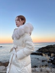 구스다운 퍼 집업 롱패딩 : 르쉐 Le Che