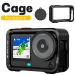 DJI 오스모 액션 6 메탈 케이지 렌즈 캡 포함 알루미늄 합금 보호 프레임 카메라 마운트 액세서리용 : 샵퍼무역