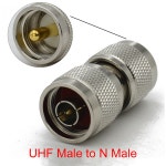 커넥터 N - UHF PL259 SO239 수 플러그 및 암 잭 직선 RF 동축 어댑터 UHF - N 라디오 안테나 와이어 터미널 UHF-K to N-J 1PCS...
