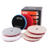 6인치 150mm 백플레이트 컴파운드용 완충 연마 패드, SPTA 7Pc 6.5인치 페이스 차량용 폴리셔 컴파운드, 및 왁싱용 절단 패드 키트...