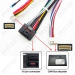 이룸P&P | Quadlock 배선 하네스 CAN 버스 디코더 16 핀 플러그-12 커넥터 Renault Megane 3 Fluence 용 자동차 안드로이드 케이블 어댑터...