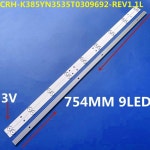 CRHK385YN3535T용 3PCS LED 백라이트 스트립 0309692 REVW 39A300 H39E0색상 : 인스파이어샵