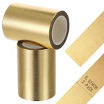 모티스키 2롤 골드 와시 테이프 64mm x 10m 포일 셀프 접착 마스킹 테이프 스크랩북 장식용 DIY 공예품 : JAY ZIGU