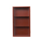 Ferm Living 펌리빙 헤이즈 벽걸이 다용도 월캐비넷 스탠드형 주방 유리수납장 욕실 Oxide Red : 늘빛가람결