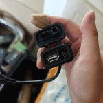 오토바이 액세서리 USB 충전기 전원 유형 C 충전 포트 CFMOTO 700MT CF 700 MT 용 빠른 충전 인터페이스 소켓 콘센트 : 디앤피씨