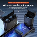 스마트폰 안드로이드용 GKI 2 무선 라발리에 마이크, 충전 케이스가 있는 미니 라펠 인터뷰용 4G 플러그 플레이 틱톡 유튜브 라이브 스트림...