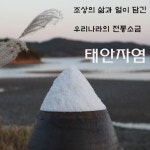 태안자염 소금 갯벌 전통 900g, 1개 : 오케바리샵