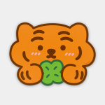 무직타이거 럭키 뚱랑구 기프트 세트 (액막이 키링+마우스패드+젤펜+포춘 쿠키) 선물포장 설선물 : 무직타이거