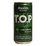 맥심 TOP 티오피 더 블랙 마스터 라떼 275ml 각6캔 총12캔 커피 음료 캔커피 : 중앙몰