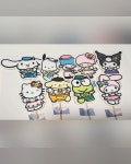대구중구케이크토퍼 캐릭터토퍼 맞춤제작 산0로 세트 9종 : 리호마망 rihomaman