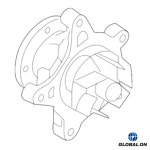 M63K- 25100-04010 엔진 워터 펌프 Assy Kia Picanto 2012-2016에 적합 : 가야소소온