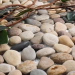 페블브릿지 (pebblebridge) | 페블 타일, 30.5 x 30.5cm(12 12인치) 욕실 주방 백스플래시 샤워 바닥 및 벽 장식용 스톤 - 내구성 있는 방수 쉬운 설치 5개 : 메가브릿지...