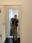 Khaki pocket detail pants : 무트오피스