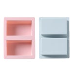 DIY 수제 비누 몰드 실리콘 몰드 케이크 몰드 사각형 모양 수제 간단한 세공 주방 도구 액세서리 : 용문소소온