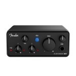 지케이프로덕션 | 펜더 오디오박스 GO | 음악 제작을 위한 2x2 USB-C 오디오 인터페이스, XLR 마이크 / 라인 콤보, TS 악기 입력, 24비트 96kHz 컨버터, 무지연...