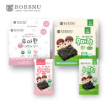 밥스누 우아한 유기농 어린이 김 조미 + 무조미 콜라보 아기 이유식 유아 아이 반찬 : 우아한맘mom