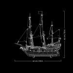 2023-0205-1034 | 2026 10365 코르세어 시리즈 세일링 빌딩 블록 장난감 조립 모델 2862PCS 소년과 소녀를 크리스마스 선물 : 제스106