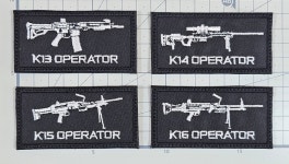 오퍼레이터 벨크로 자수 패치 OPERATOR : 드래곤밸리