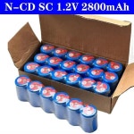 달달한윰이네 | 드라이버 전동 드릴 손전등 공구 배터리 CS Sub C 4/5SC 1.2V 2800mAh NI-Mh 충전식 탭 포함 : 봉구상사2