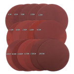 20개입 6인치 150MM 플로킹 샌딩 시트 건식 연마지 사포 60에서 1200 그릿 샌딩 및 폴리싱용 : 제스111