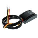 2 RV용 스위치 트레일러 자동차 트럭 푸시 12V LED 온/오프 범용 자체 4W 접착 : 라토레컴퍼니