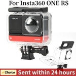 렌즈 뚜껑 Insta360 ONE RS 방수 다이빙 케이스 Insta 360 4K 부스트 렌즈 방수 보호 쉘 커버 액세서리 60m : 디비엔글로벌
