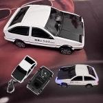 (주)에코프로이엠-CAM8 생산동 CH-8621-A용 | Toyota AE86 자동차 모델 키 케이스 CHR Camry Corolla RAV4 Highlander 2 3 버튼 원격 체인 Fob 홀더 : 컬리
